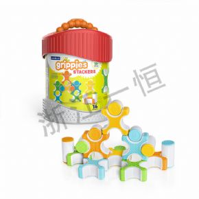 觸覺(jué)類(lèi)磁力親握積木疊加系列 16 件