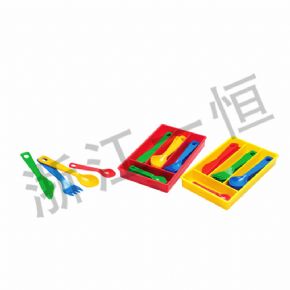 發(fā)展語(yǔ)言認(rèn)知類餐具套裝（紅或黃）
