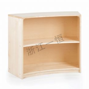 儲(chǔ)物架+儲(chǔ)物柜內(nèi)曲雙層收納柜-76cm