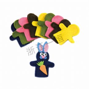 美術(shù)材料類(lèi)彩色毛氈手指套
